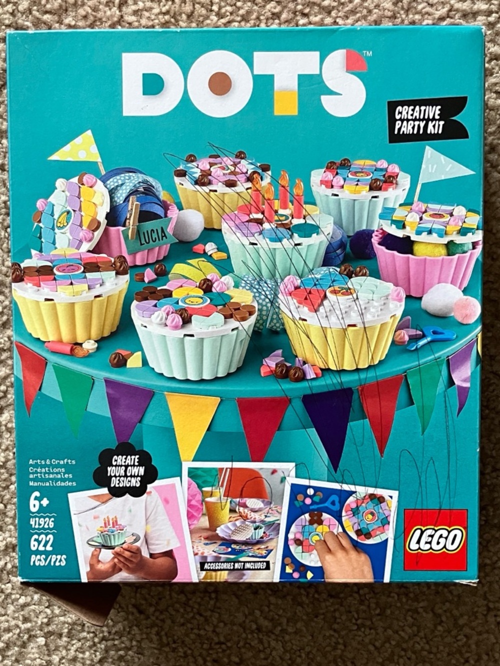 LEGO DOTS Retired Party Cupcake Kit - Sold As Is